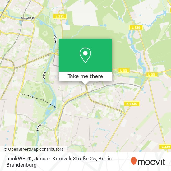 backWERK, Janusz-Korczak-Straße 25 map