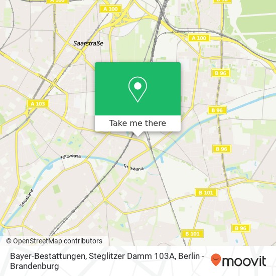 Bayer-Bestattungen, Steglitzer Damm 103A map