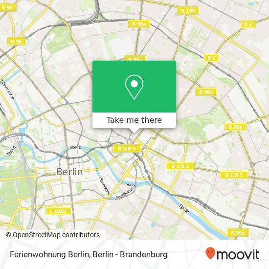 Ferienwohnung Berlin map