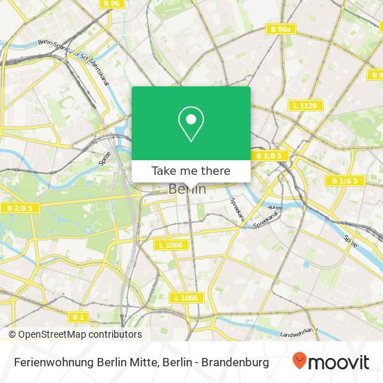 Ferienwohnung Berlin Mitte map