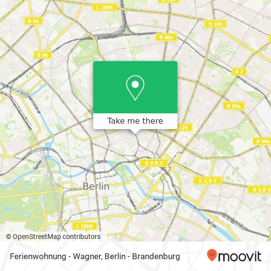 Ferienwohnung - Wagner map