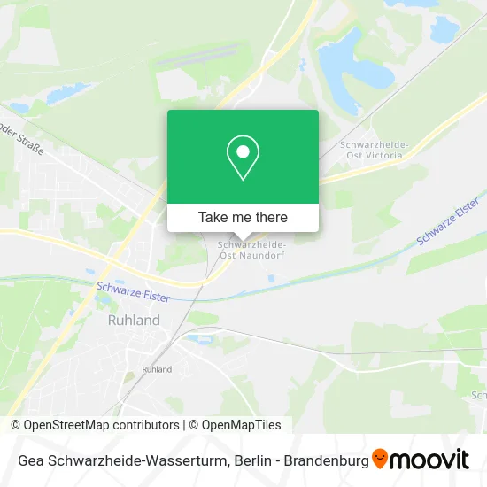 Gea Schwarzheide-Wasserturm map