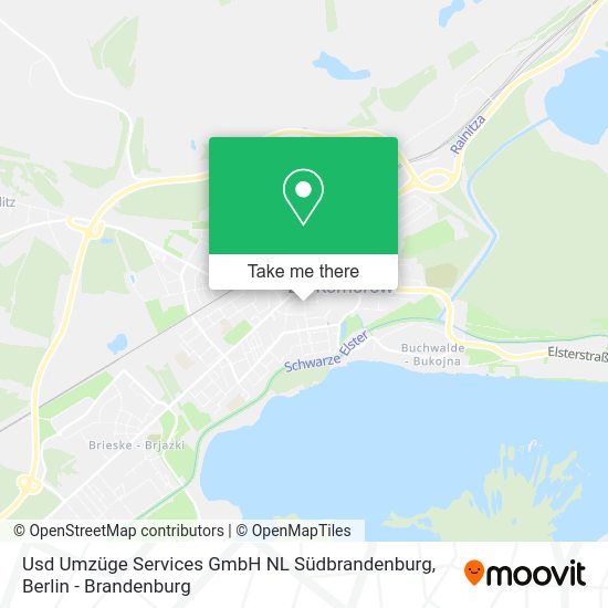 Usd Umzüge Services GmbH NL Südbrandenburg map