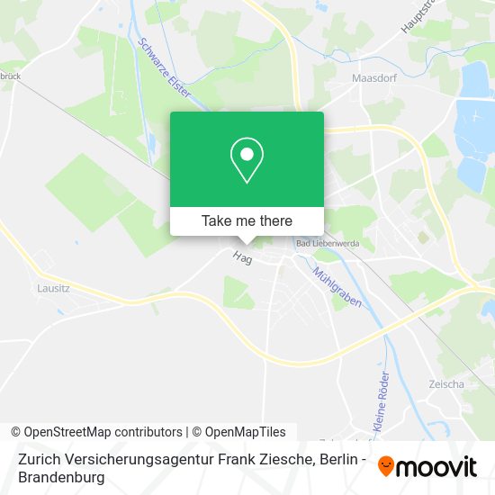 Zurich Versicherungsagentur Frank Ziesche map