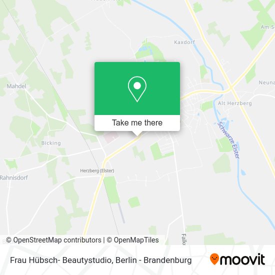 Frau Hübsch- Beautystudio map