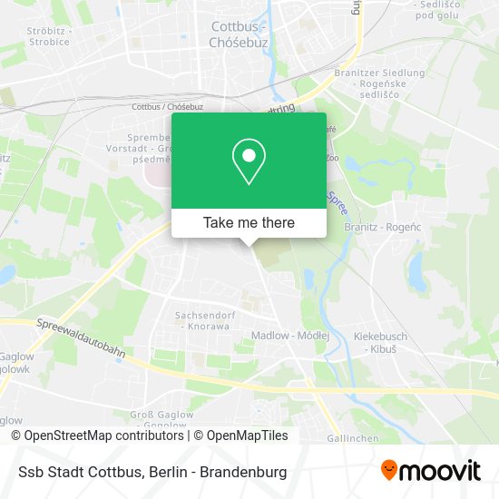 Ssb Stadt Cottbus map