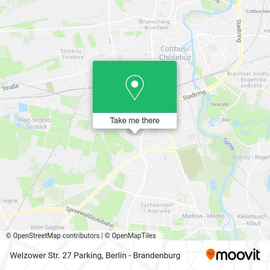 Welzower Str. 27 Parking map