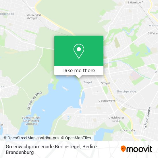 Карта Greenwichpromenade Berlin-Tegel