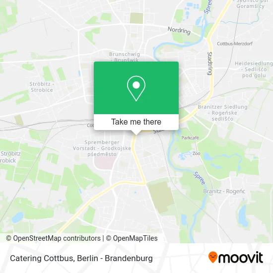 Карта Catering Cottbus