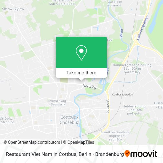 Restaurant Viet Nam in Cottbus map