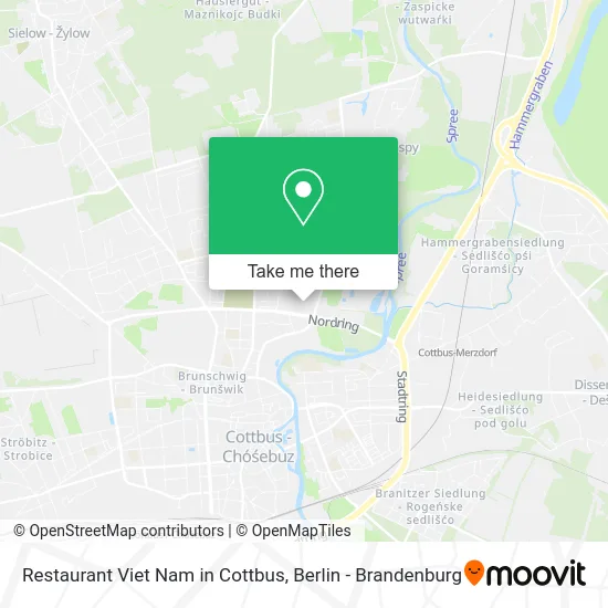 Карта Restaurant Viet Nam in Cottbus