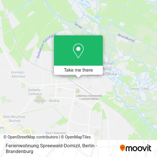 Карта Ferienwohnung Spreewald-Domizil
