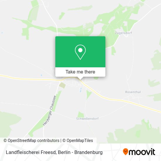Карта Landfleischerei Freesd