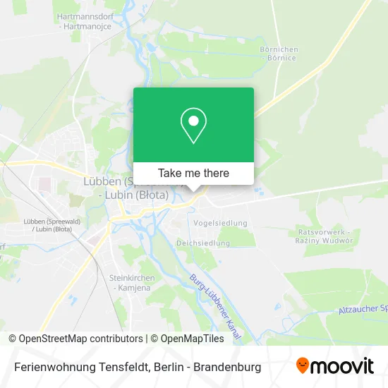 Карта Ferienwohnung Tensfeldt