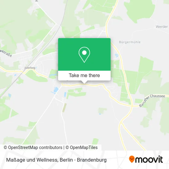 Карта Maßage und Wellness