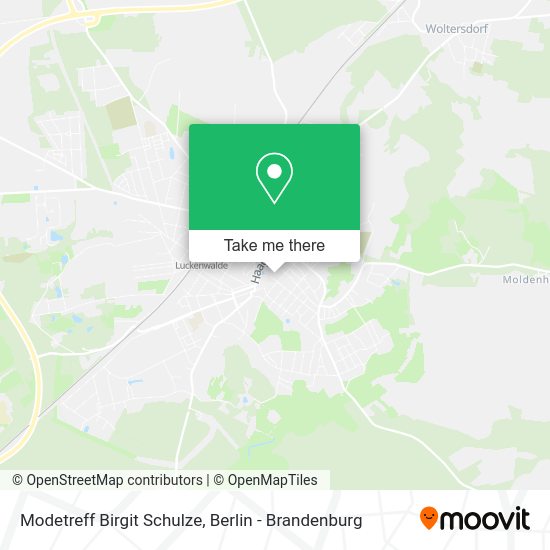 Карта Modetreff Birgit Schulze