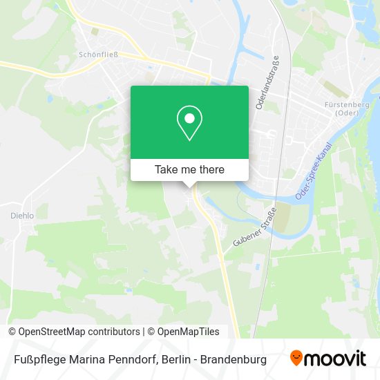 Fußpflege Marina Penndorf map
