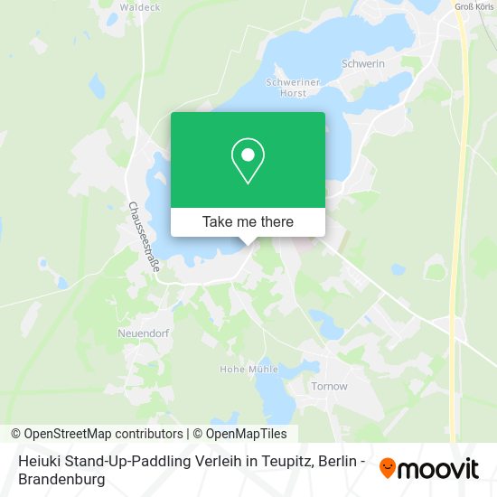Heiuki Stand-Up-Paddling Verleih in Teupitz map