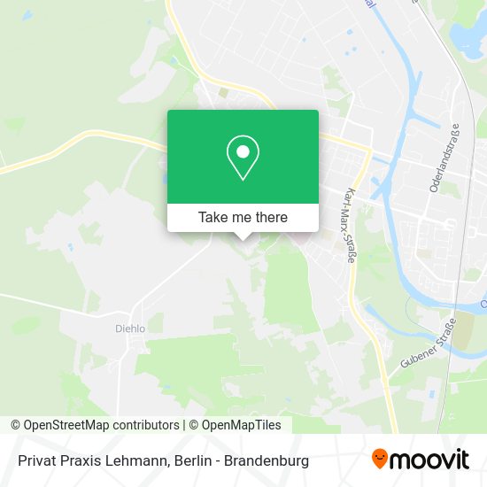 Privat Praxis Lehmann map