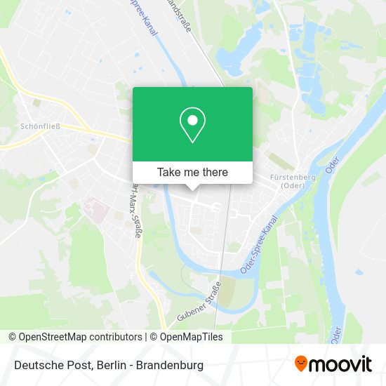 Deutsche Post map