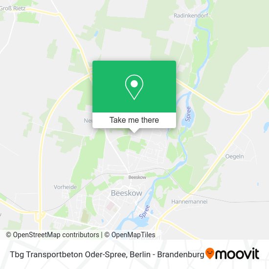 Tbg Transportbeton Oder-Spree map