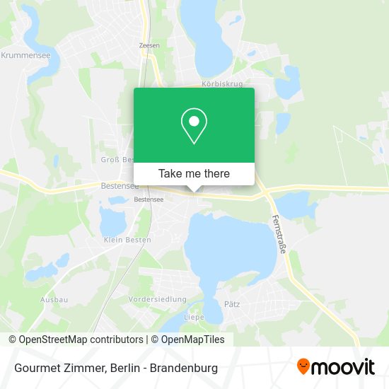Gourmet Zimmer map