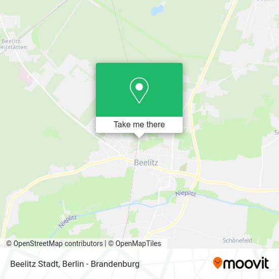 Beelitz Stadt map