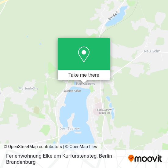 Ferienwohnung Elke am Kurfürstensteg map