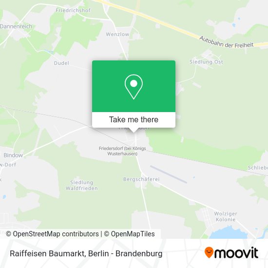 Raiffeisen Baumarkt map