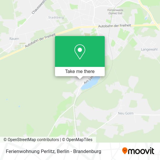 Ferienwohnung Perlitz map
