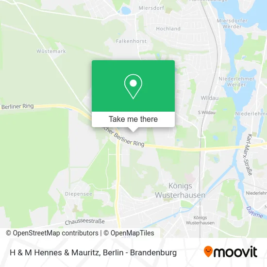 H & M Hennes & Mauritz map