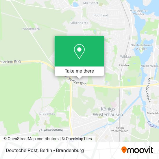 Deutsche Post map