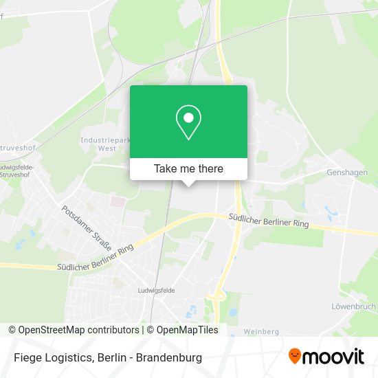 Fiege Logistics map