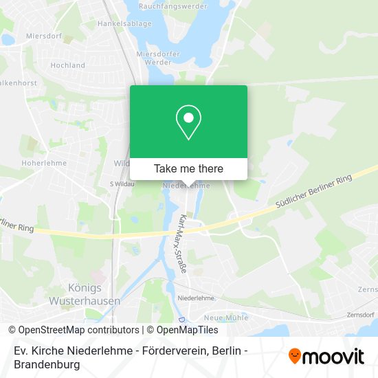 Ev. Kirche Niederlehme - Förderverein map