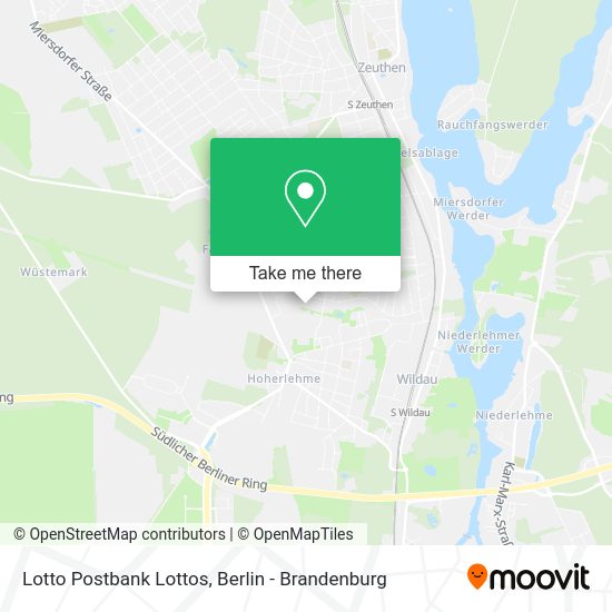 Lotto Postbank Lottos map