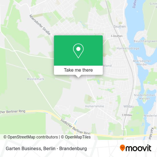 Garten Business map