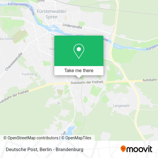 Deutsche Post map