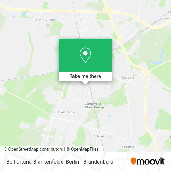 Bc Fortuna Blankenfelde map