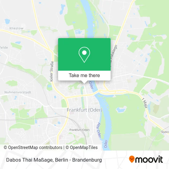 Карта Dabos Thai Maßage