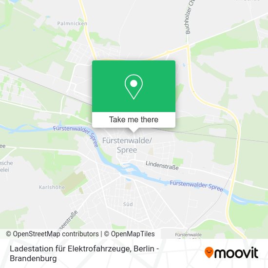 Ladestation für Elektrofahrzeuge map