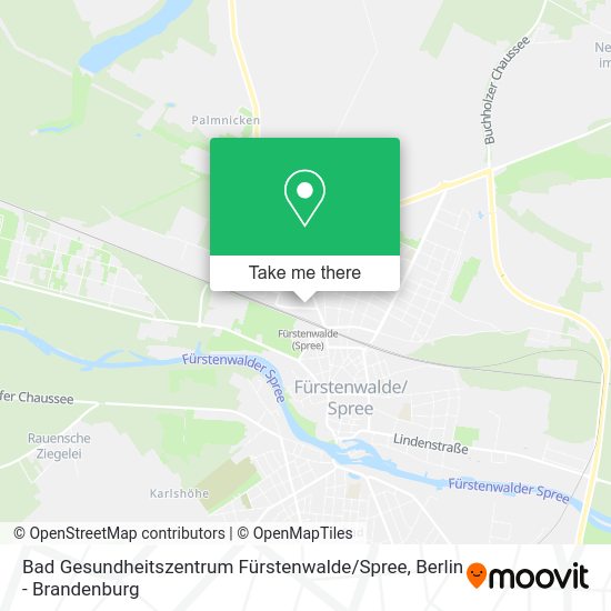 Bad Gesundheitszentrum Fürstenwalde / Spree map