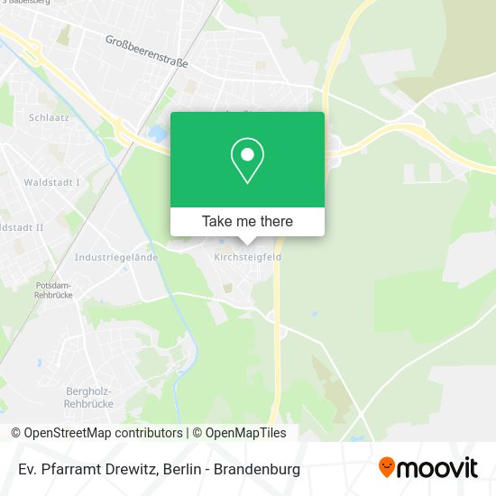 Ev. Pfarramt Drewitz map