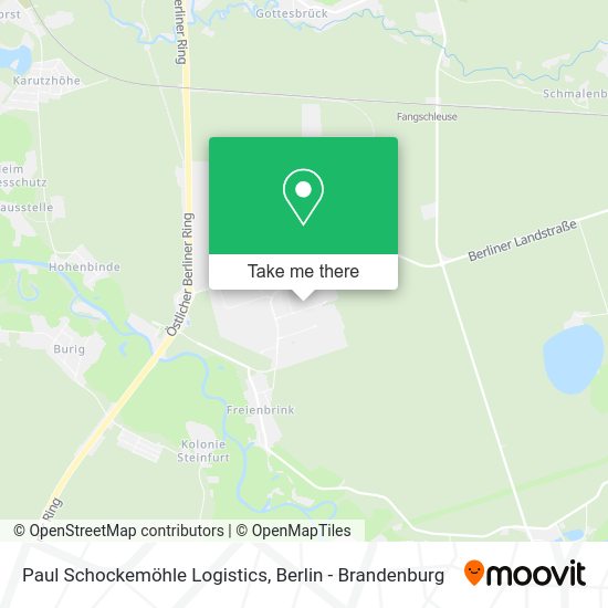 Paul Schockemöhle Logistics map