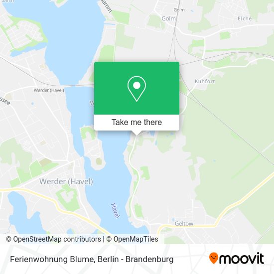 Ferienwohnung Blume map