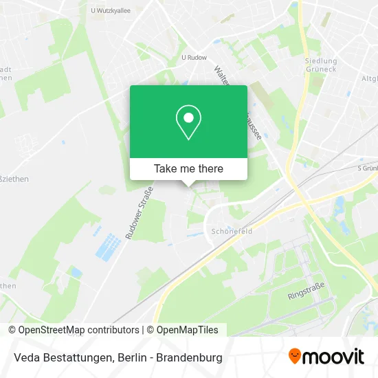 Veda Bestattungen map