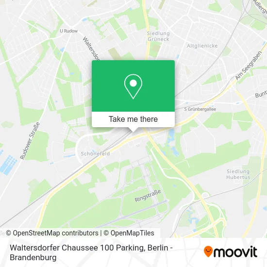 Карта Waltersdorfer Chaussee 100 Parking