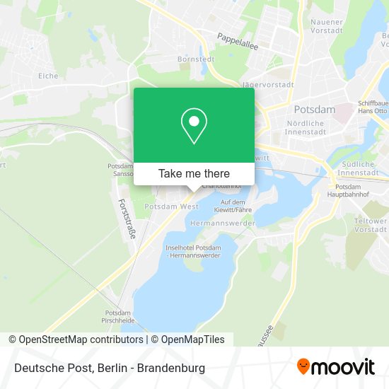 Deutsche Post map