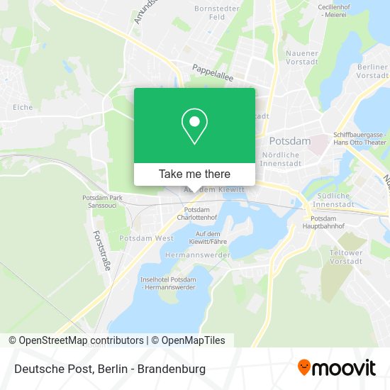 Deutsche Post map