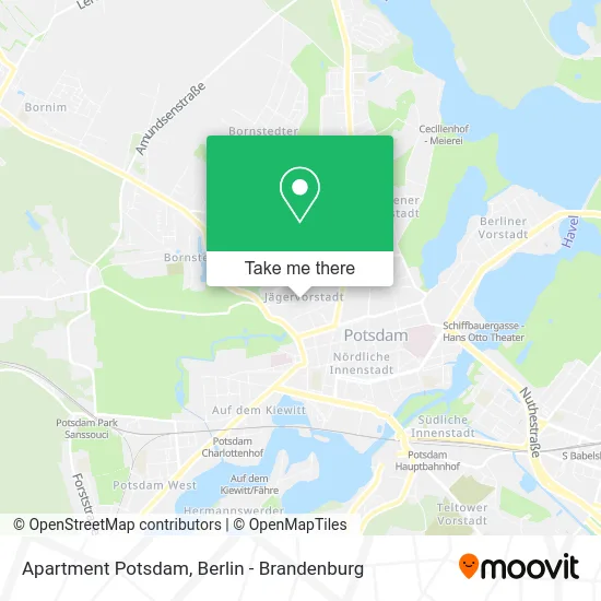 Apartment Potsdam map