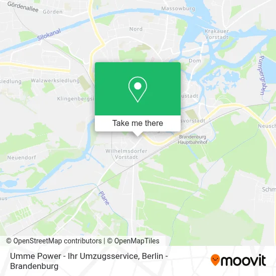 Umme Power - Ihr Umzugsservice map